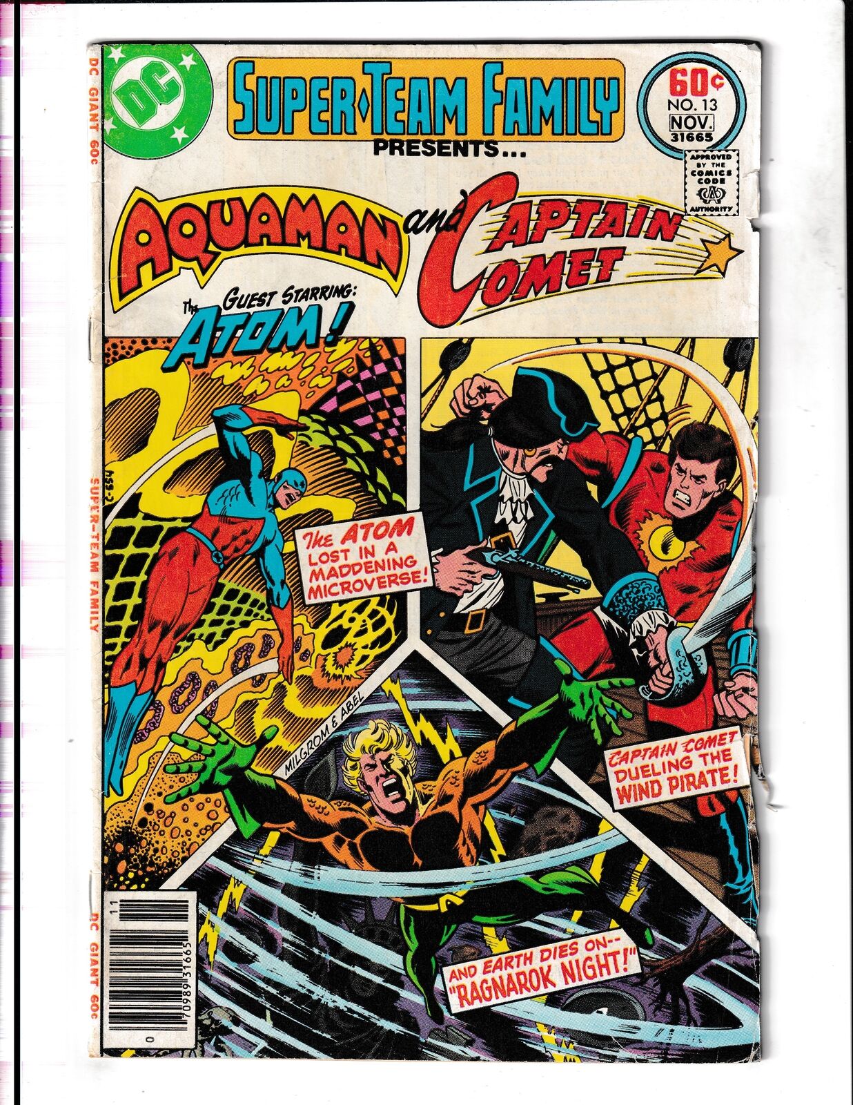 Super-Team Family #13 (1977) Aquaman & Captain Comet DC Comics