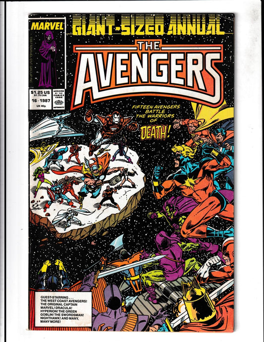 Avengers Annual #16 (1988) Dracula Marvel Comics