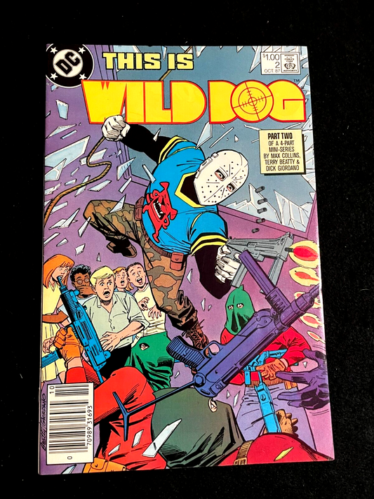 Wild Dog #2 1987 - Canadian Newsstand - VERY HIGH GRADE