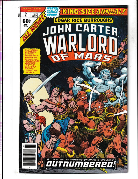 John Carter, Warlord of Mars Annual #2 (1978) King-Size Marvel Comics