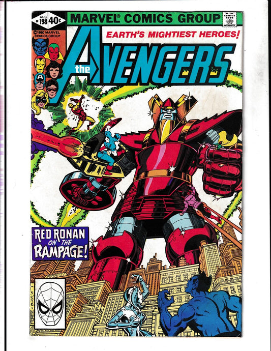 Avengers #198 (1980) Marvel Comics