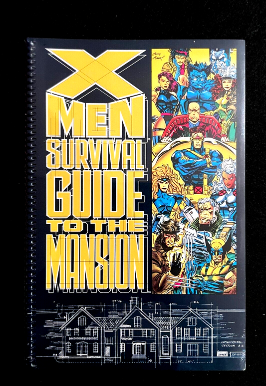 X-Men: Survival Guide to the Mansion #1 (1993) Still in Cello - Spiral Bound