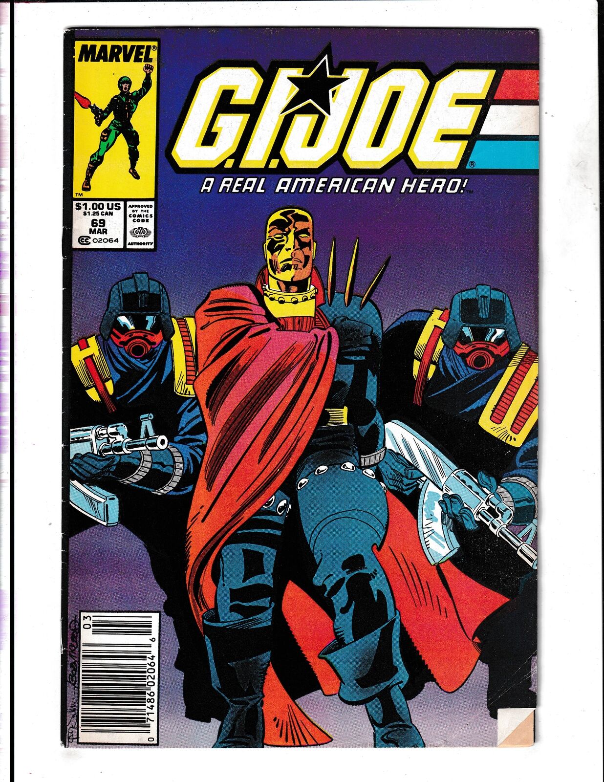 G.I. Joe: A Real American Hero #69 (1988) Marvel Comics