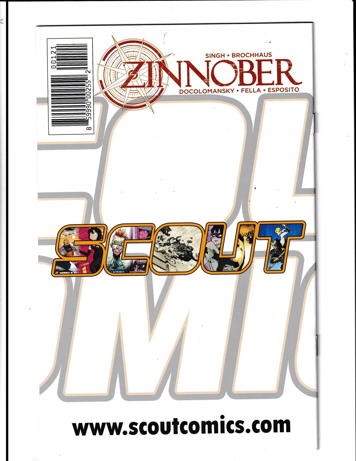 Zinnober #1b (2018) Scout Comics