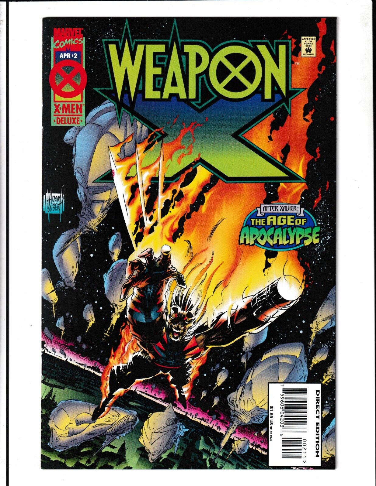 Weapon X 1-4 (1995) Complete Set Marvel Comics