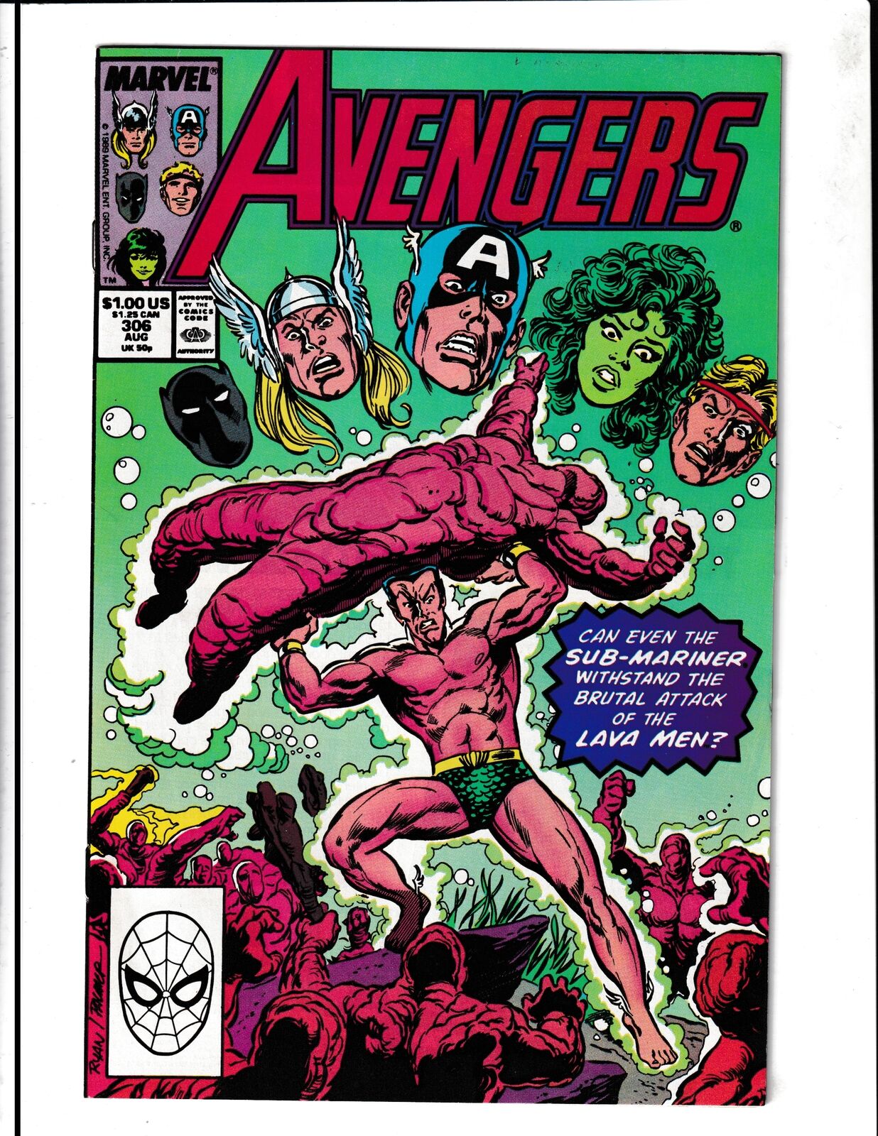 Avengers #306 (1989) Higher Grade Marvel Comics