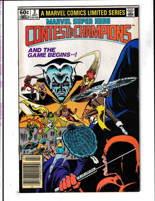 Marvel Superhero: Contest of Champions #2 (1982) Bronze Marvel Comics