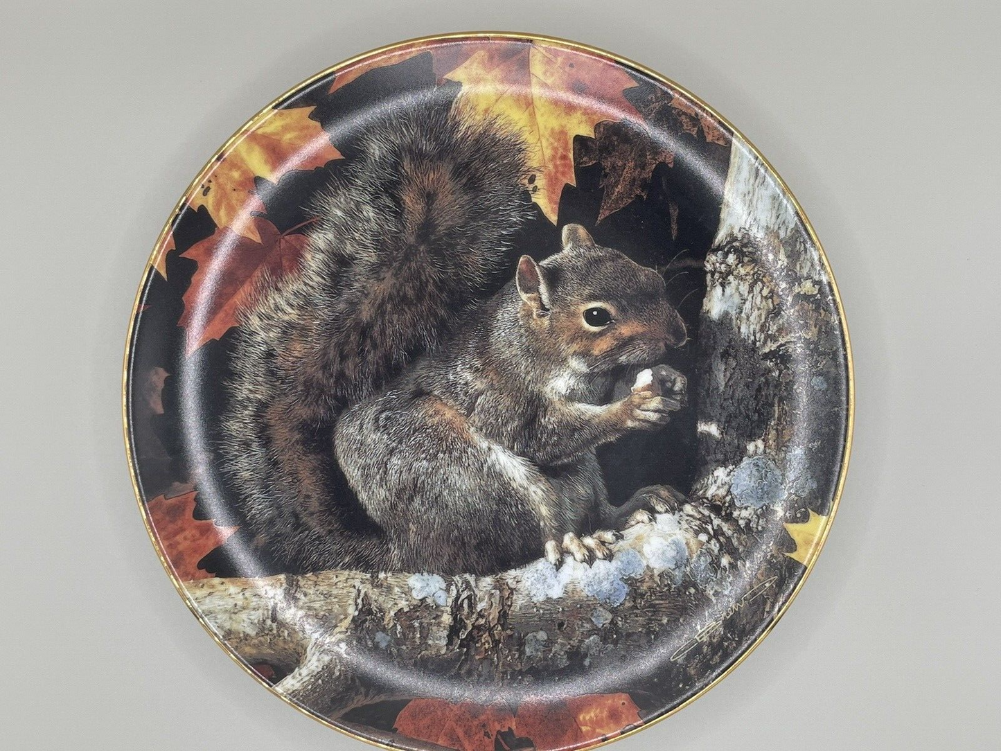 6 WS George "Our Woodland Friends" EM Knowles Collector Plates Bradex 84-K41-100