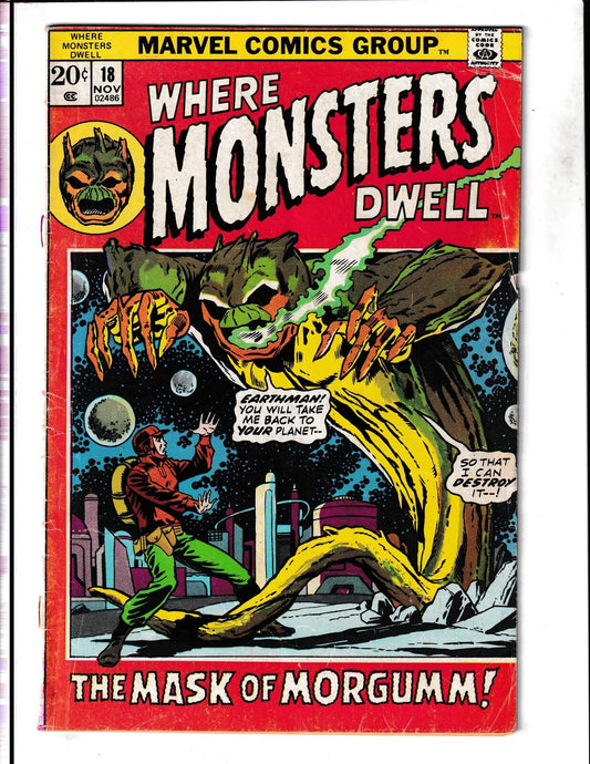 Where Monsters Dwell #18 (1972) Marvel Comics