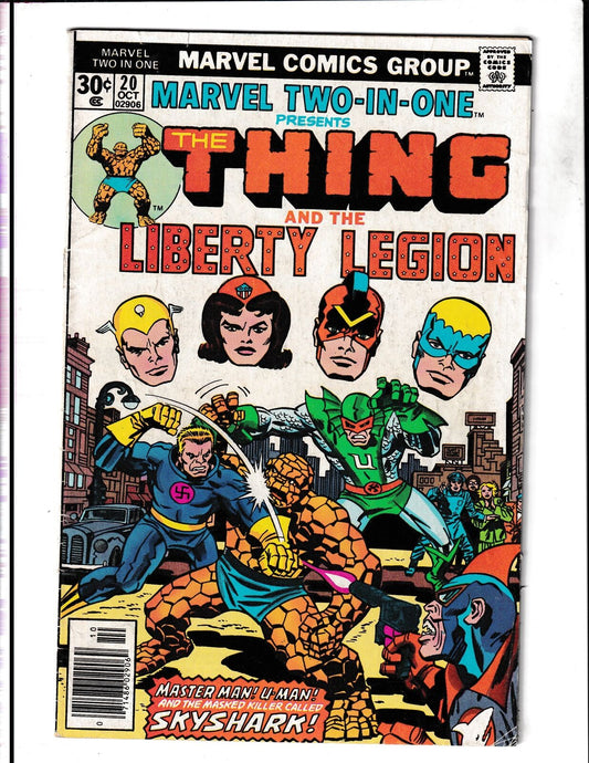 Marvel Two-In-One #20 (1976) Thing & Liberty Legion Marvel Comics