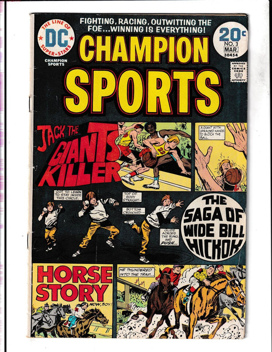 Champion Sports #3 (1974) DC Comics