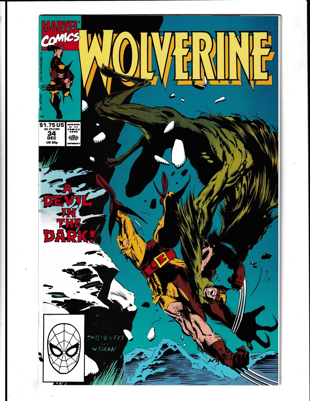 Wolverine #34 (1990) High Grade Marvel Comics