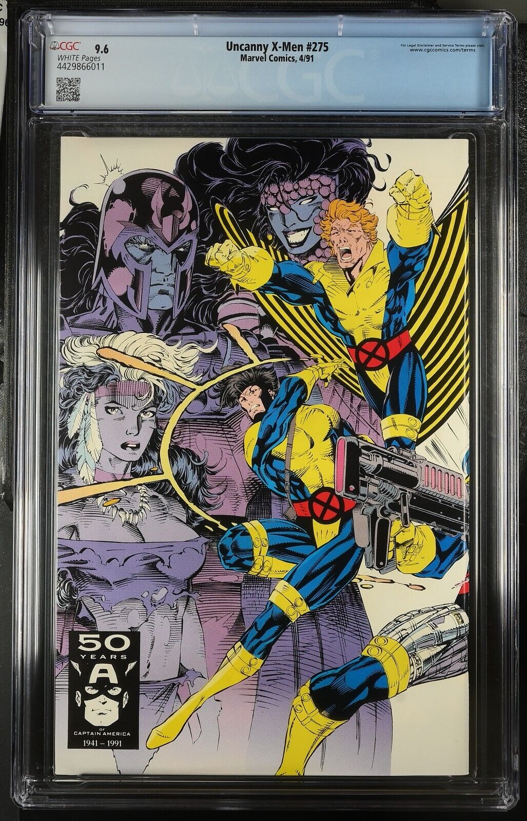 Uncanny X-Men #275 CGC 9.6 (1991) Jim Lee Gatefold Cover | Graded Marvel Comics