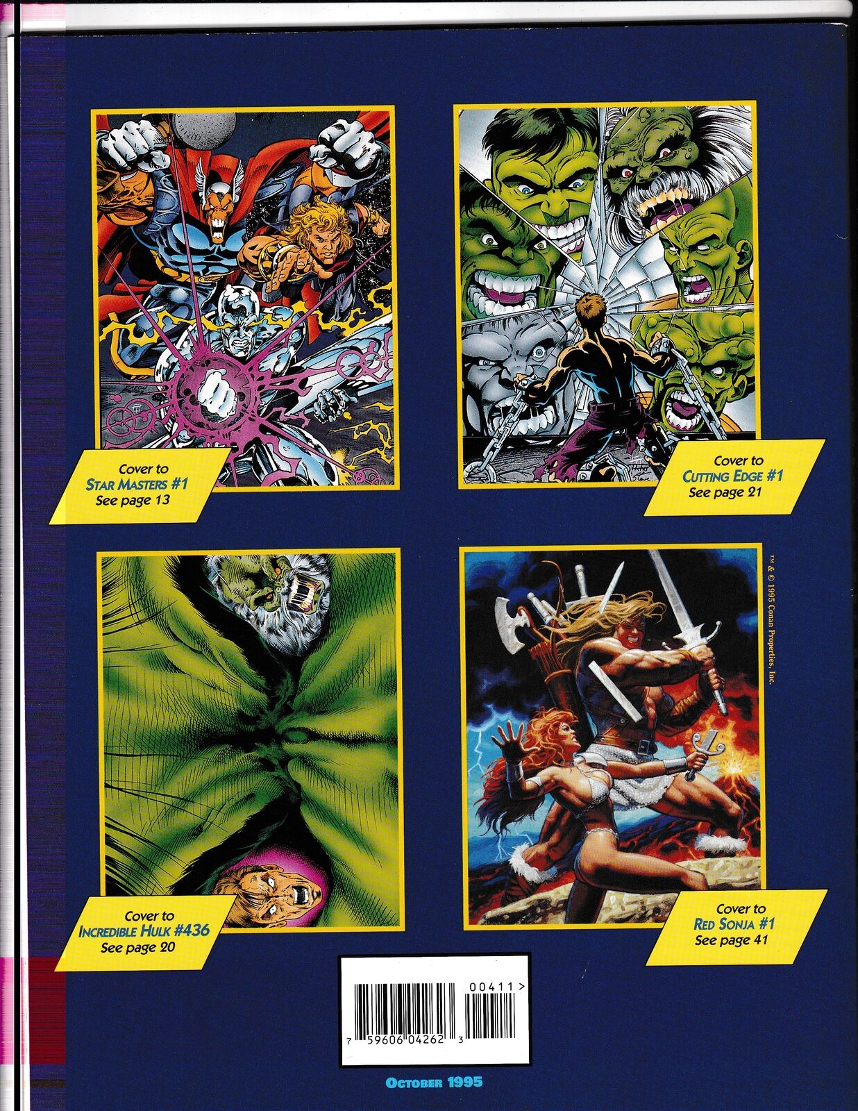 Mega Marvel the Marvel Comics Catalogue #October (1995) Marvel Comics