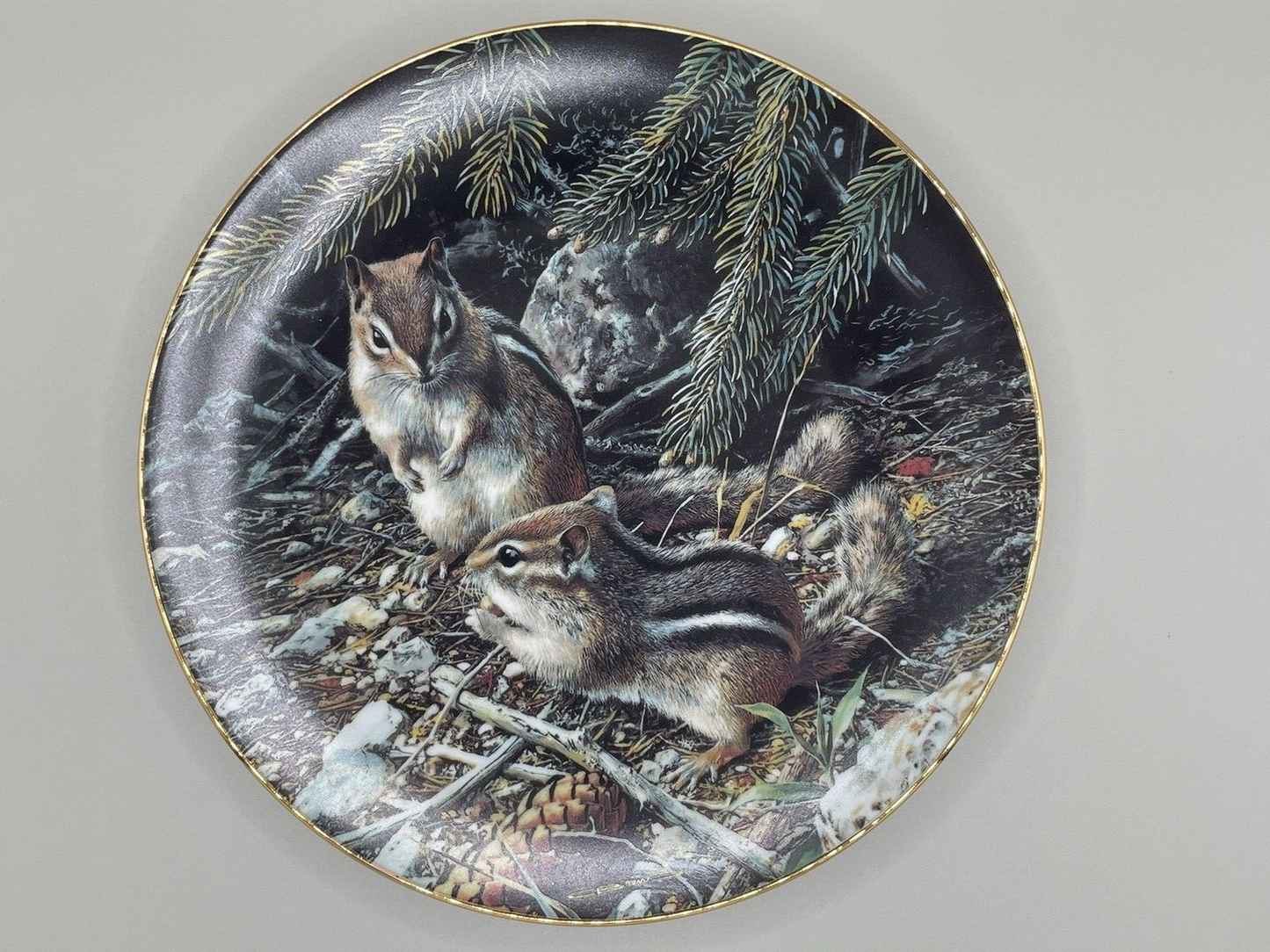 6 WS George "Our Woodland Friends" EM Knowles Collector Plates Bradex 84-K41-100