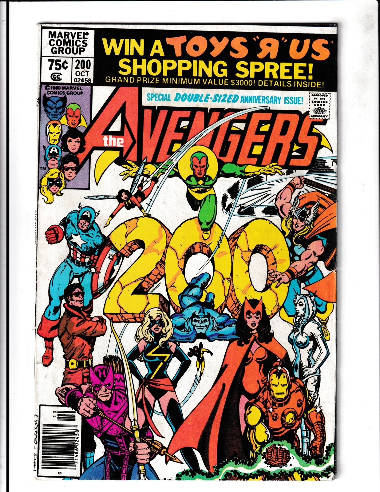 Avengers #200 (1980) Ms. Marvel leaves Group  Marvel Comics