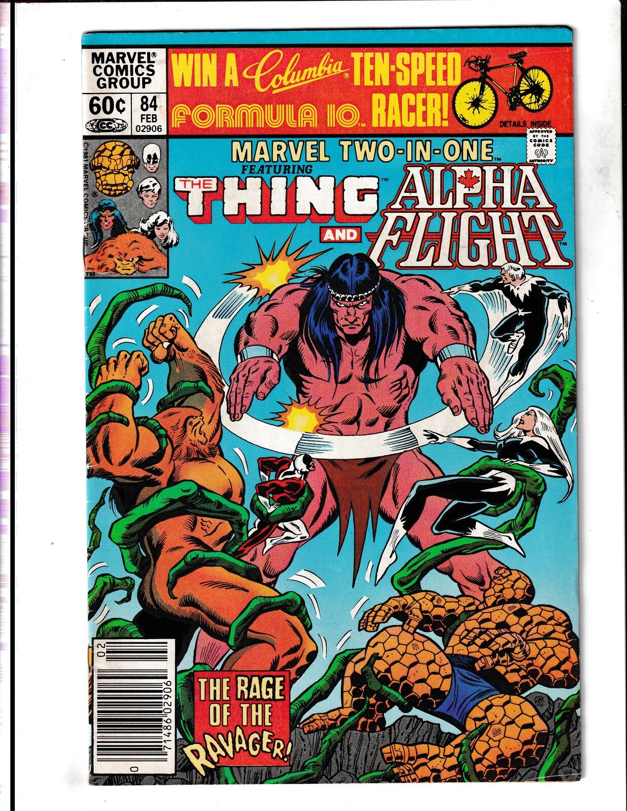 Marvel Two-In-One #84 (1982) Thing & Alpha Flight Marvel Comics