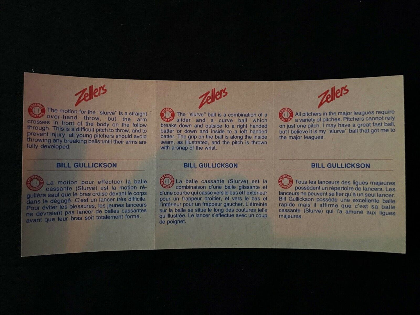 1982 Montreal Expos Panels - Zellers