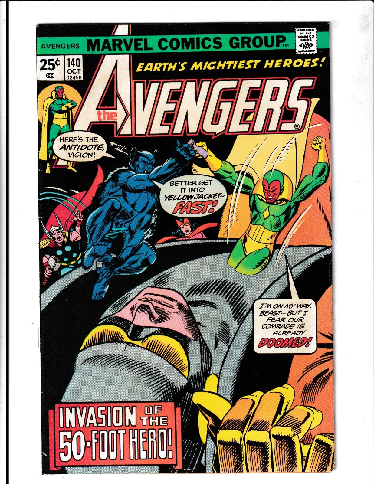 Avengers #140 (1975) Marvel Comics