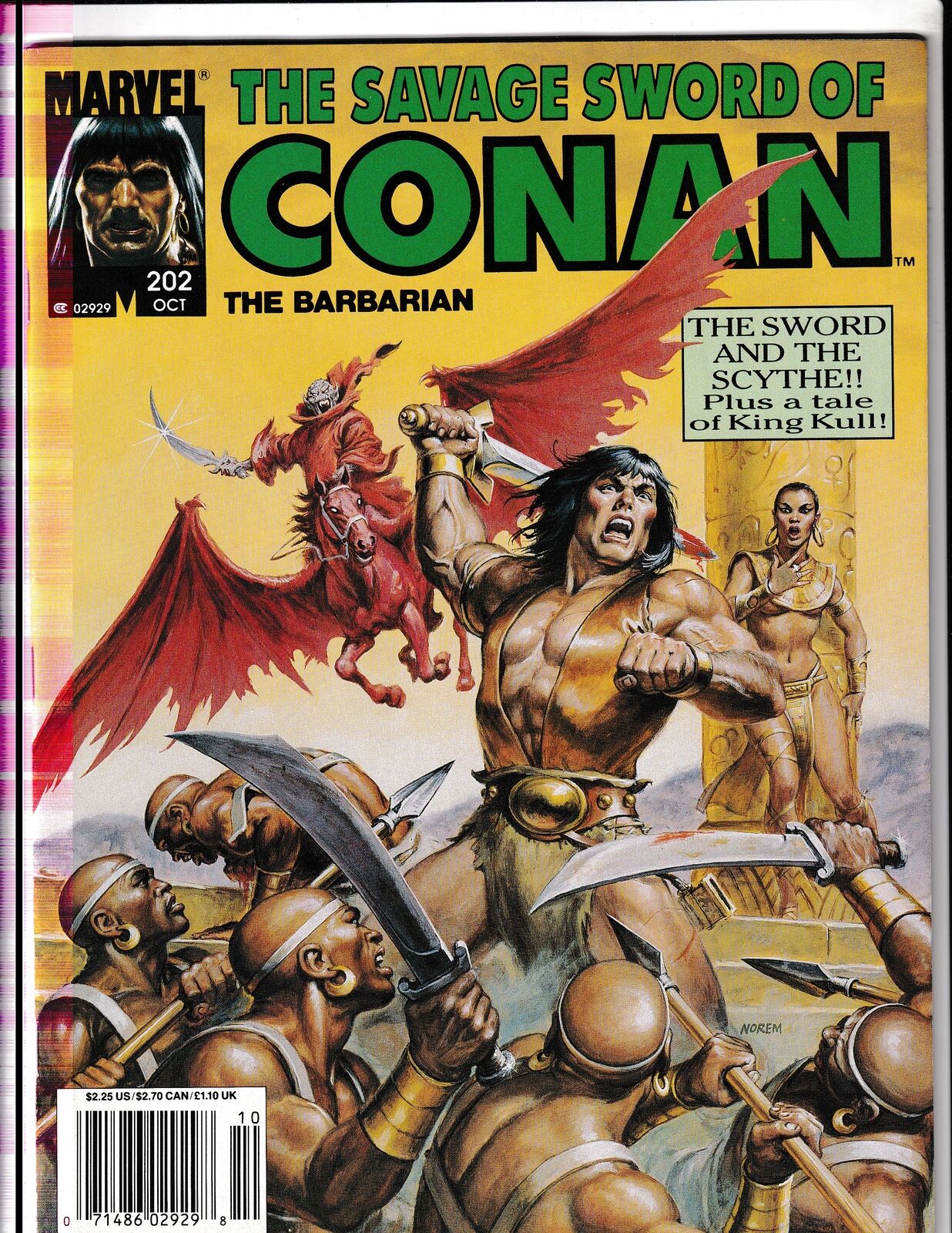 Savage Sword of Conan #202 (1992) Curtis/Marvel Comics