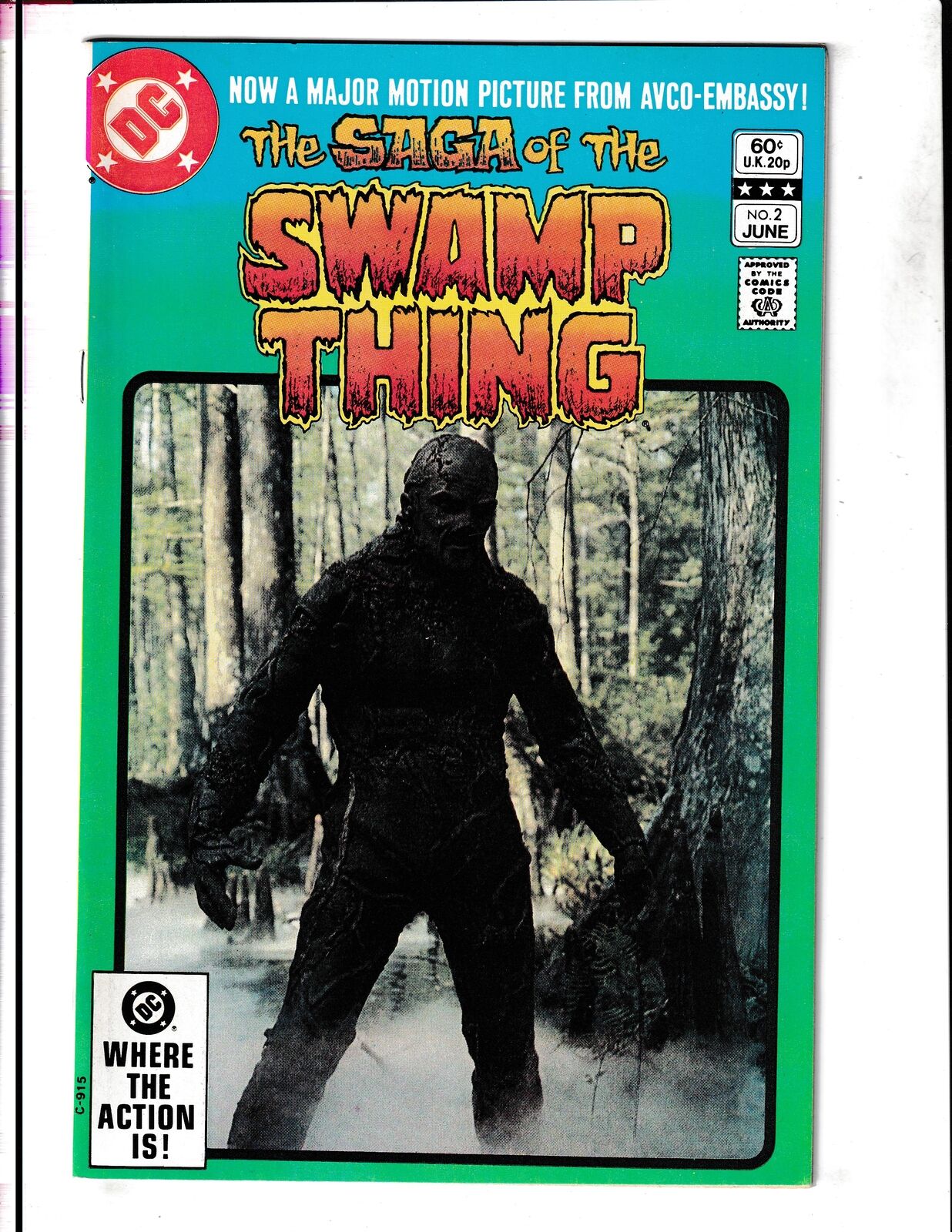 Saga of the Swamp Thing #2 (1982) DC Comics