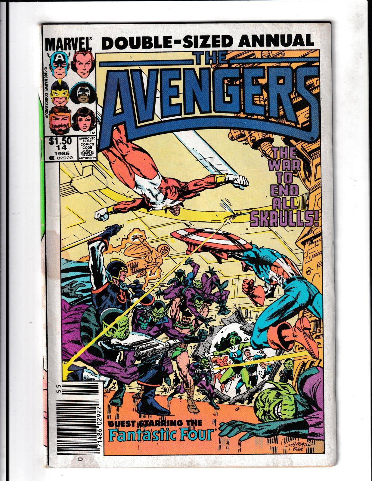 Avengers Annual #14 (1985) Canadian Newsstand Marvel Comics