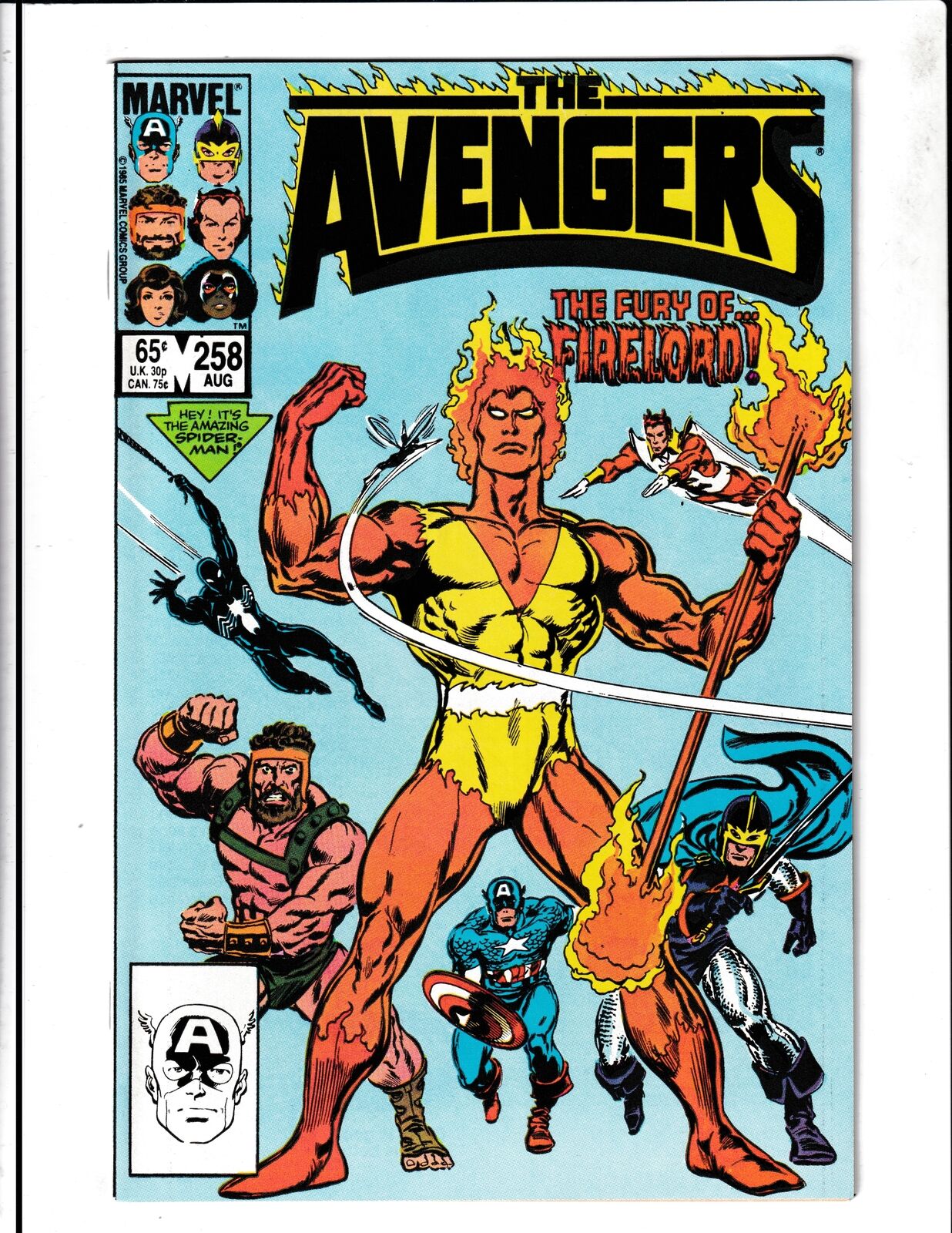 Avengers #258 (1985) Higher Grade Marvel Comics