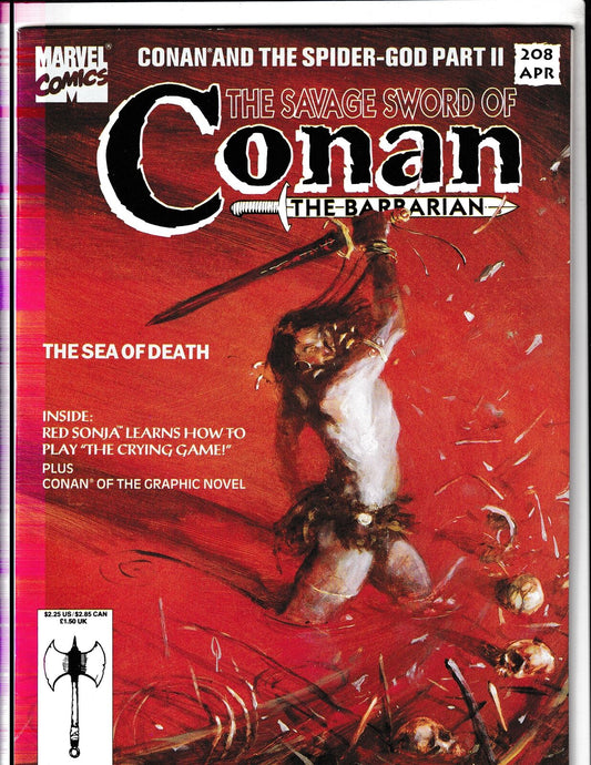 Savage Sword of Conan #208 (1993) Curtis/Marvel Comics