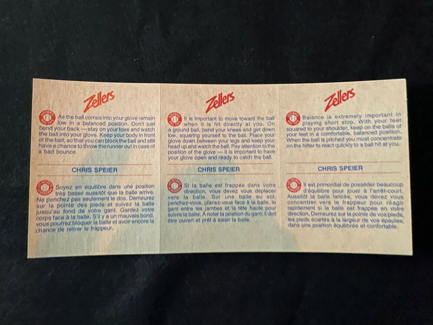 1982 Montreal Expos Panels - Zellers