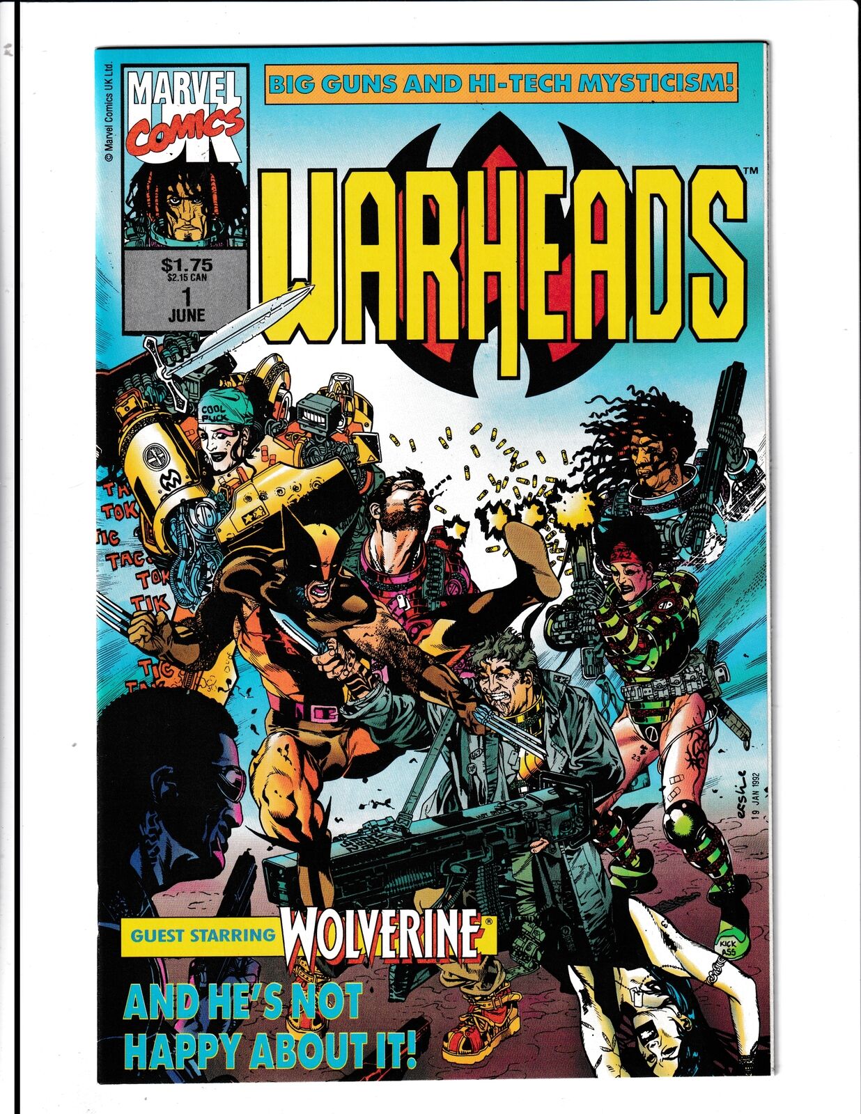 Warheads #1 (1992) Marvel UK Comics