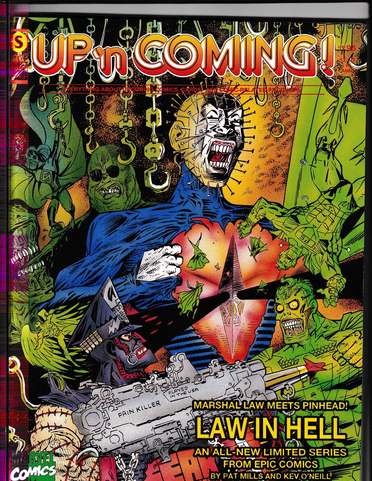 UP'n Coming #32 (1993) RARE BUYER GUIDE - Unit Styx Comics