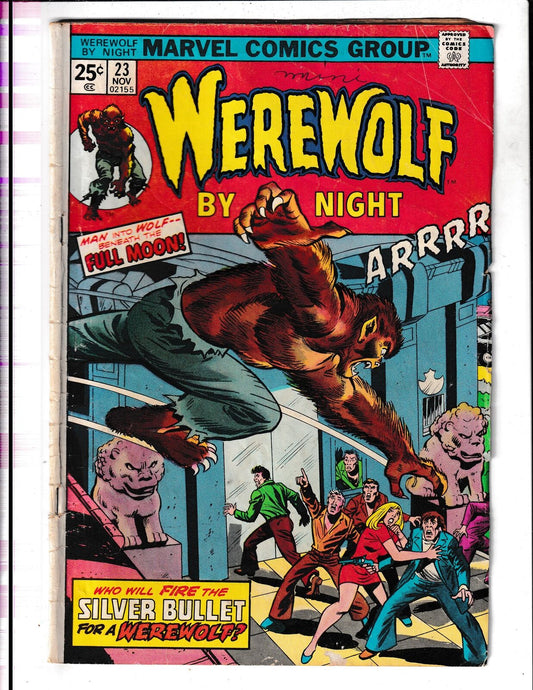 Werewolf By NIght #23 (1974) Marvel Comics