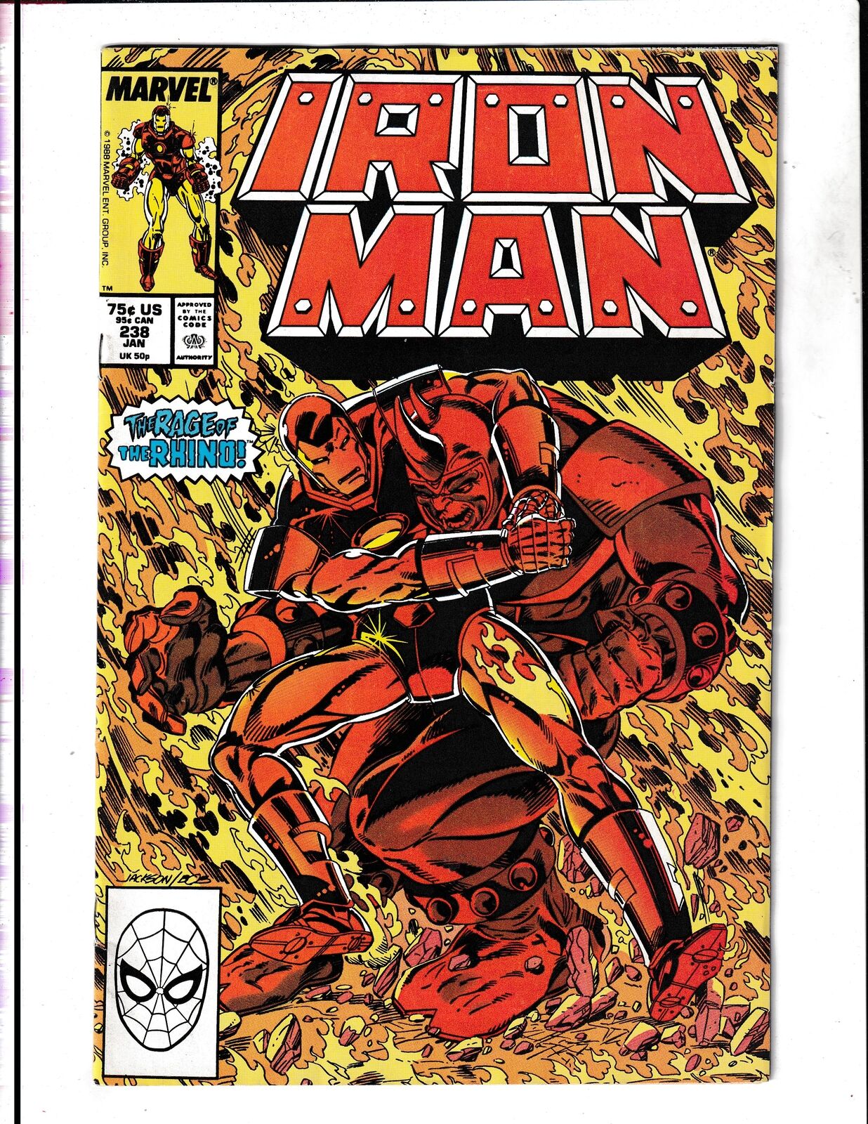 Iron Man #238 (1989) Marvel Comics