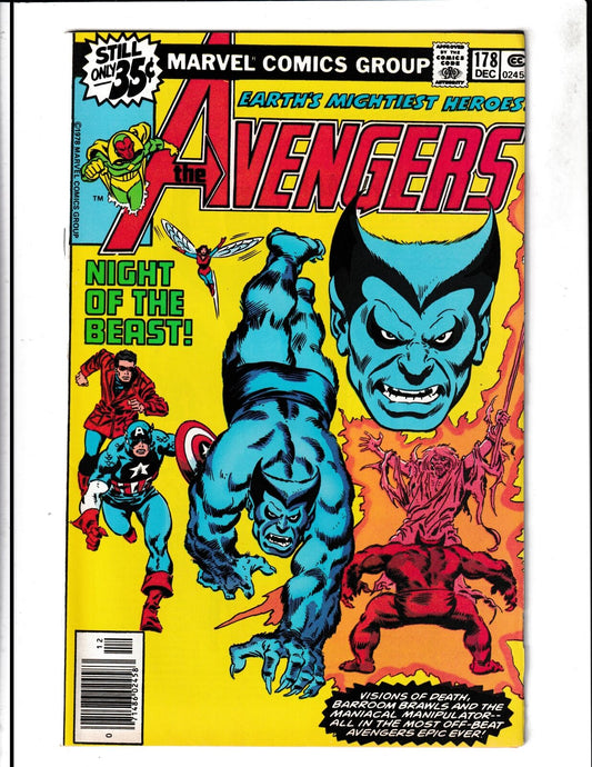 Avengers #178 (1978) 1st App of Manipulator II Marvel Comics