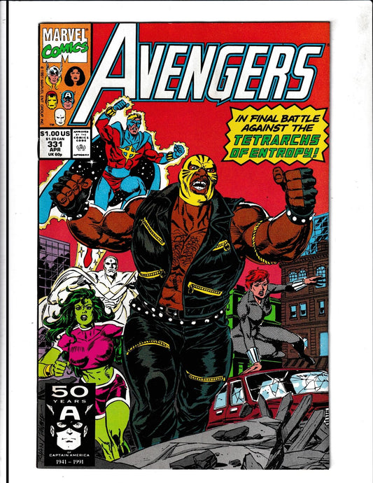 Avengers #331 (1991) Higher Grade Marvel Comics