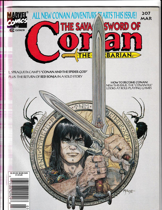 Savage Sword of Conan #207 (1993) Curtis/Marvel Comics