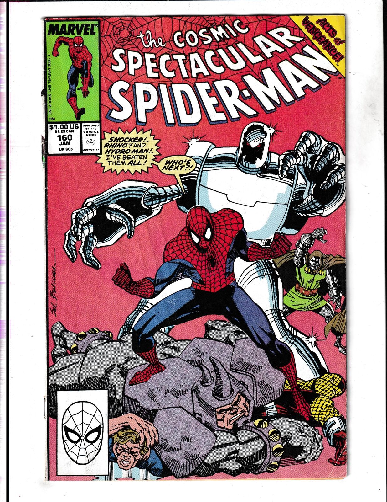 Spectacular Spider-Man #160 (1990) Marvel Comics