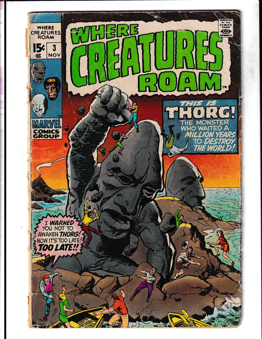 Where Creatures Roam #3 (1970) Marvel Comics