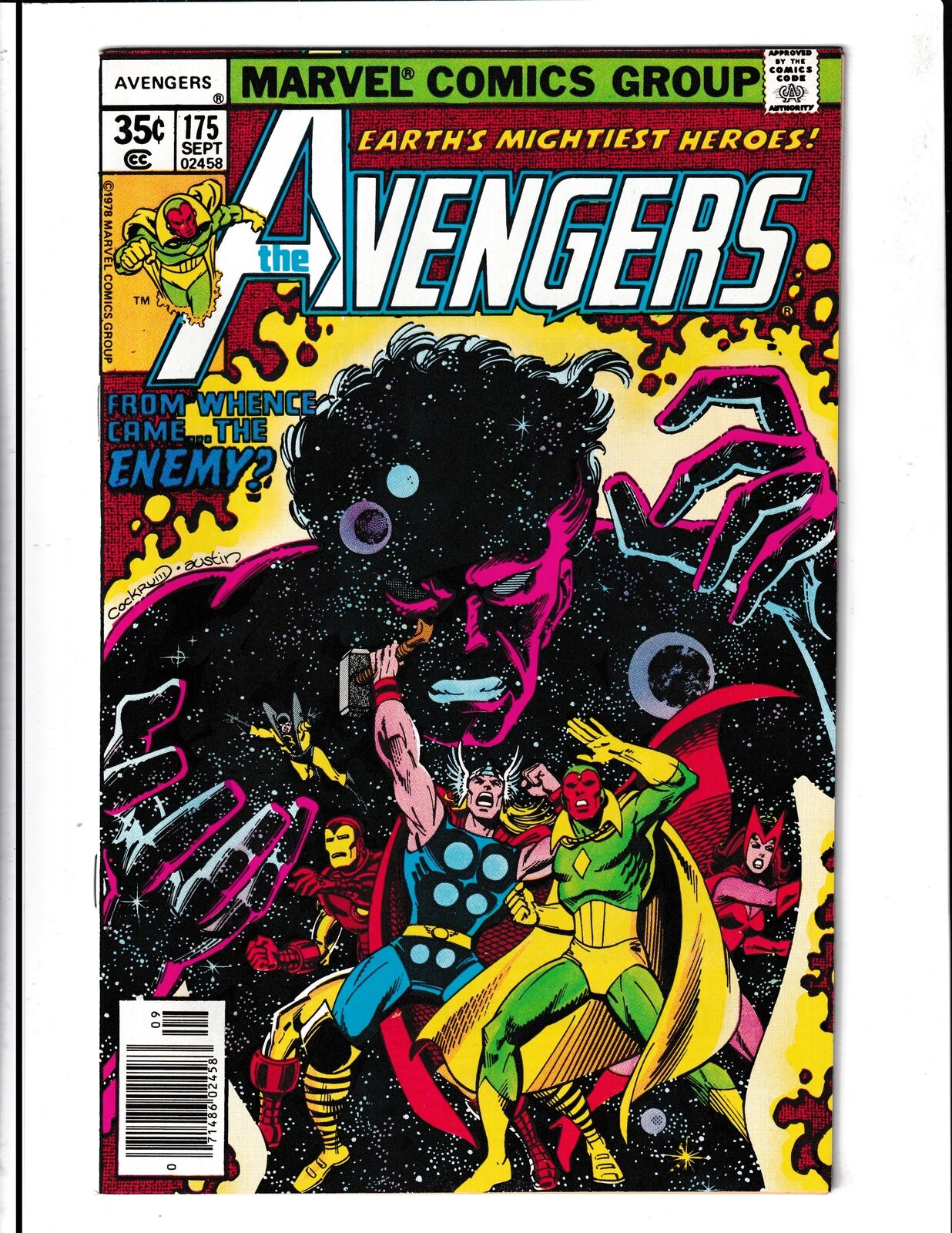 Avengers #175 (1978) Part eight of the Korvac Saga Marvel Comics