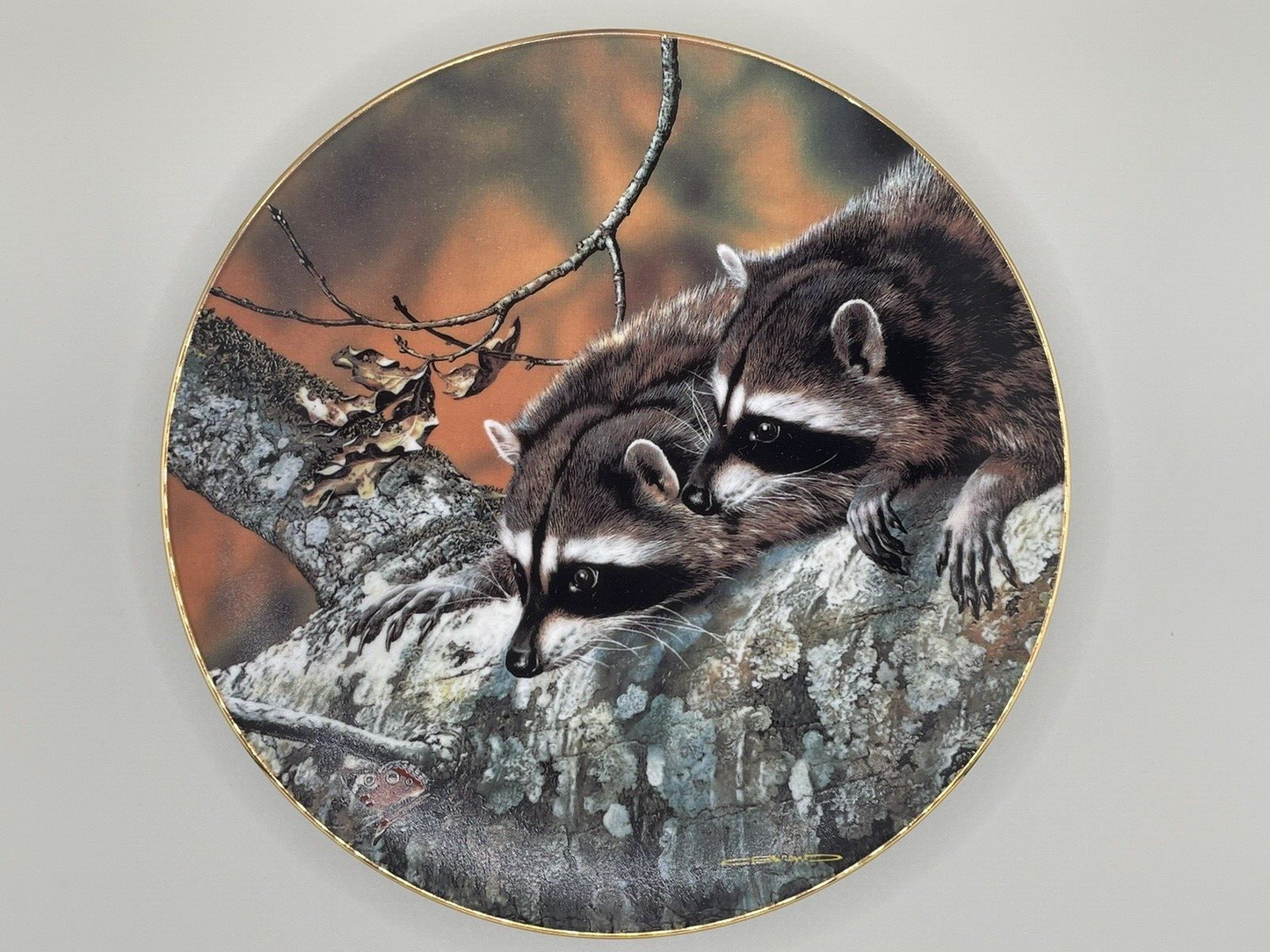 6 WS George "Our Woodland Friends" EM Knowles Collector Plates Bradex 84-K41-100