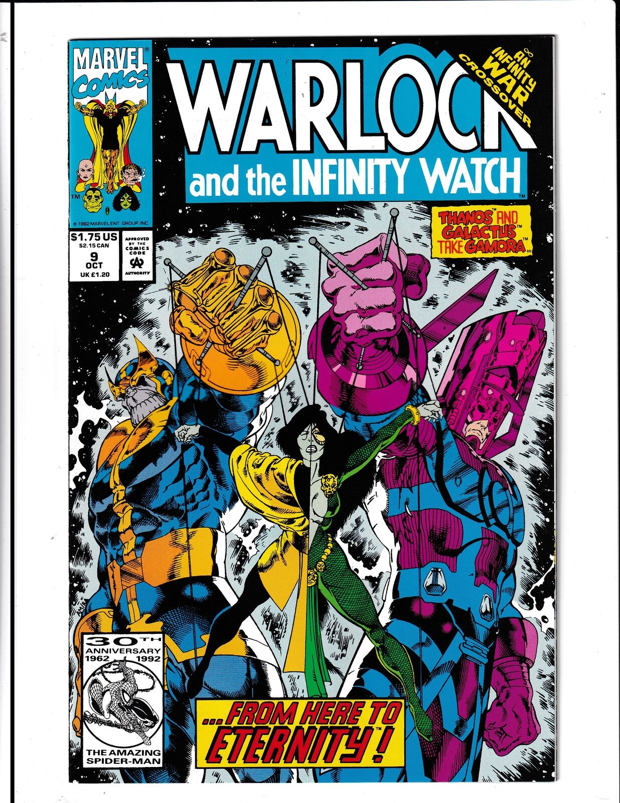 Warlock and the Infinity Watch #9 (1992) Marvel Comics