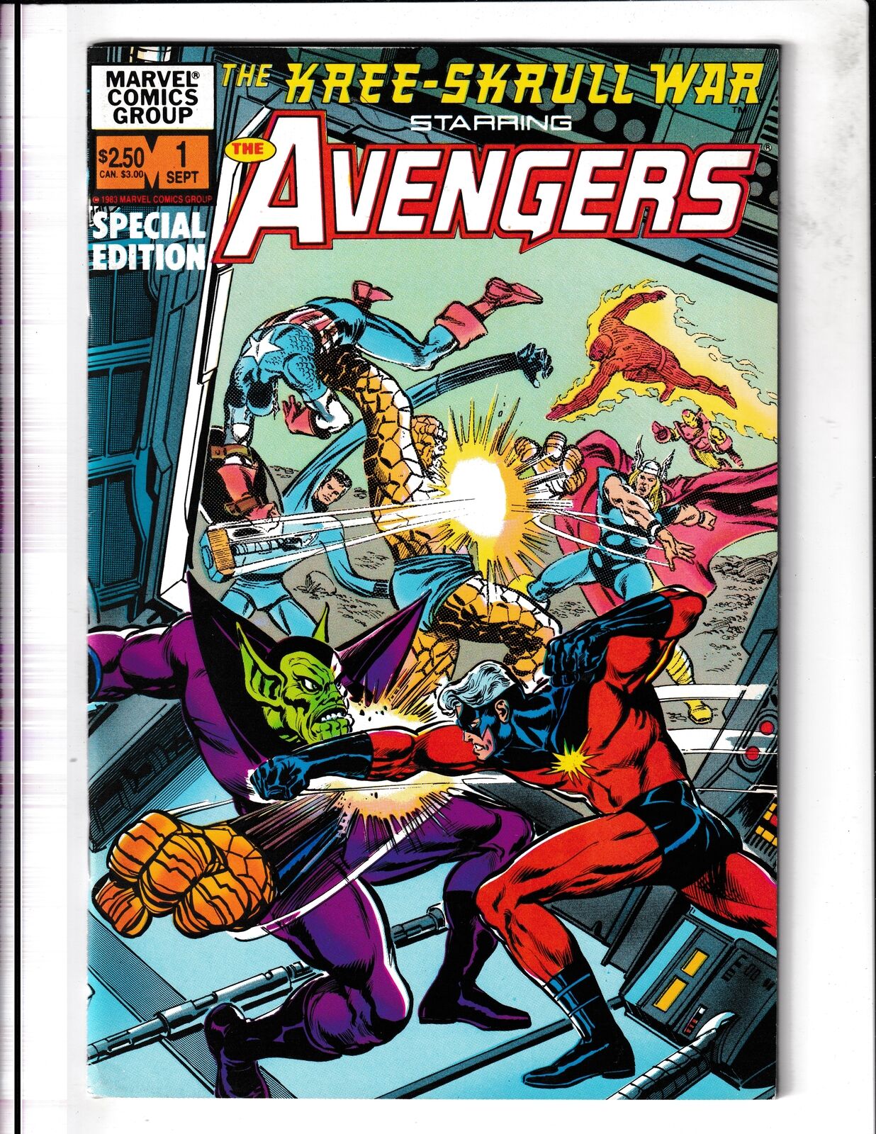 Kree-Skrull War starring the Avengers #1 (1983) Marvel Comics