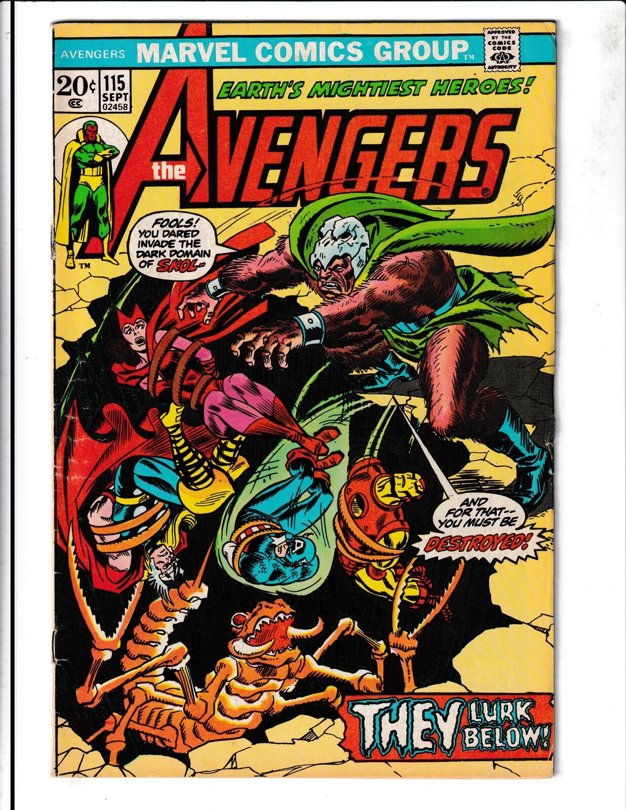 Avengers #115 (1973) Marvel Comics