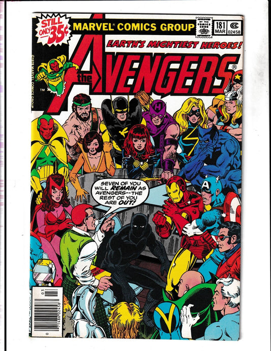 Avengers #181 (1979) 1st Appearance of Scott Lang Marvel Comics