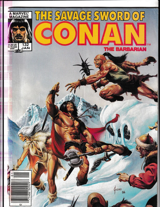 Savage Sword of Conan #132 (1987) Curtis/Marvel Comics