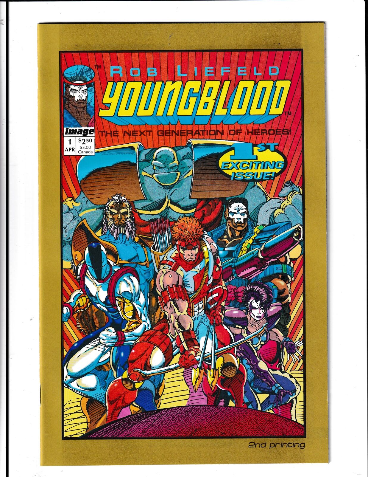 Youngblood #1 (1992) 2nd print Image Comics