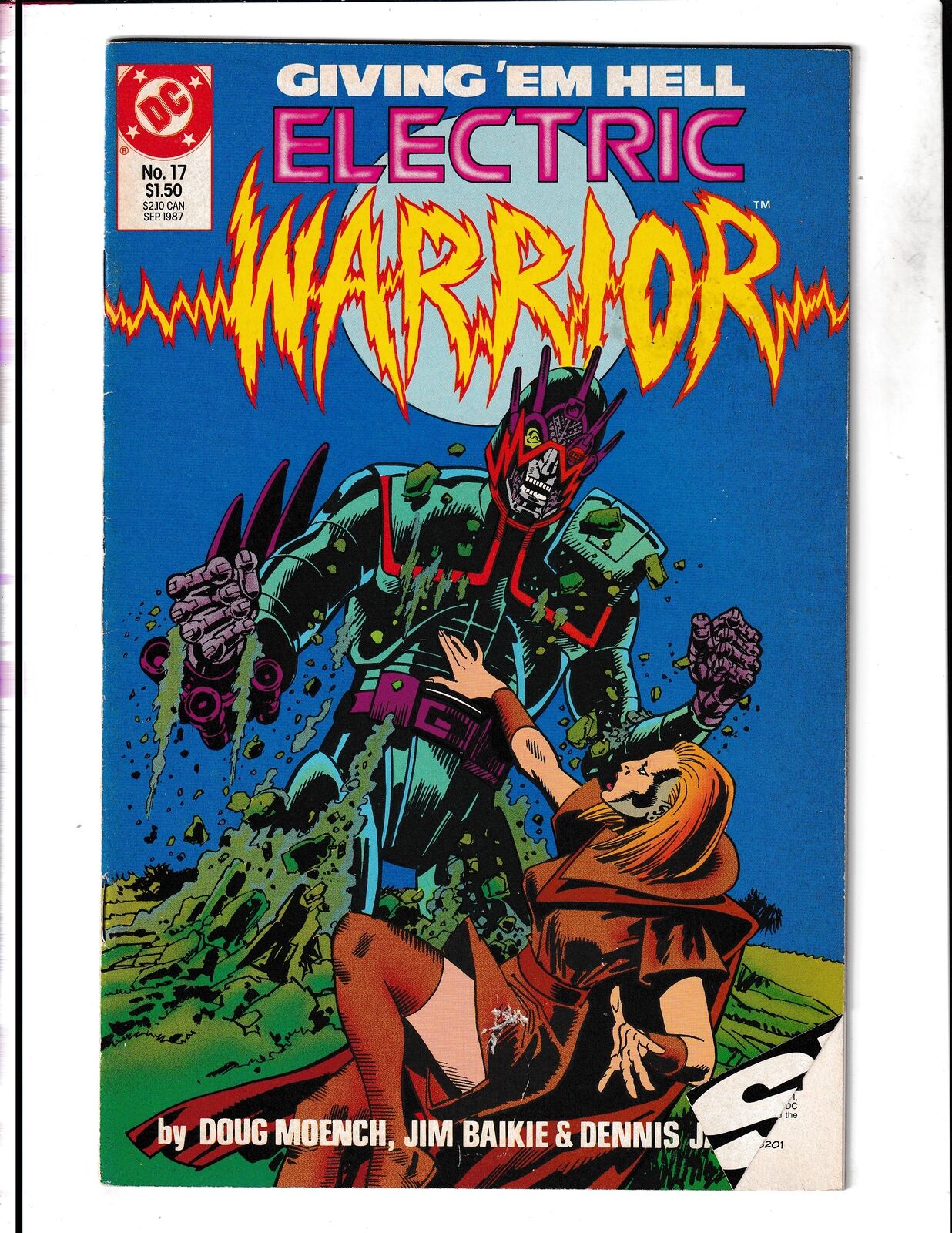 Electric Warrior #17 (1987) DC Comics