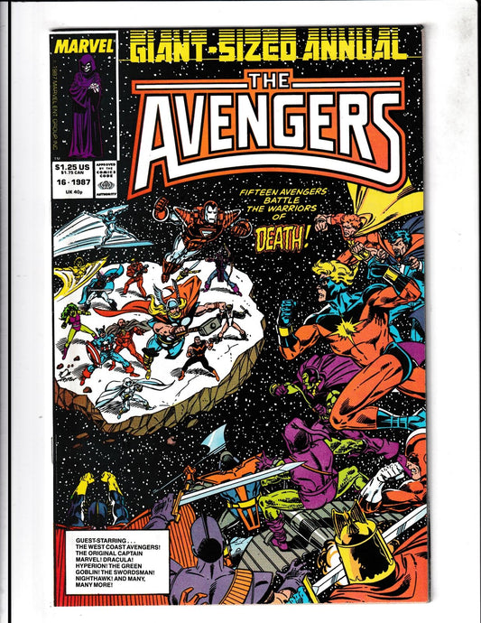 Avengers Annual #16 (1988) Guest Starring Dracula Marvel Comics