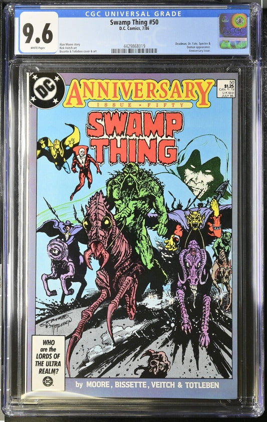 Swamp Thing #50 CGC 9.6 (1986) 1st Justic League Dark Issue Graded DC Comics