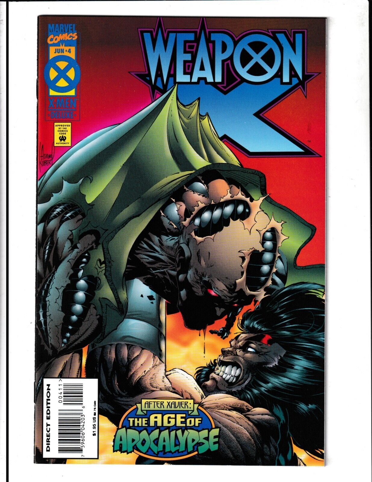 Weapon X 1-4 (1995) Complete Set Marvel Comics